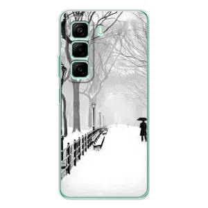 Чехлы на Новый Год Infinix Hot 50 Pro (Снегом замело)