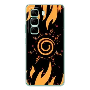 Купить Чехлы на телефон с принтом Anime для Infinix Hot 50 Pro (Солнце Наруто)