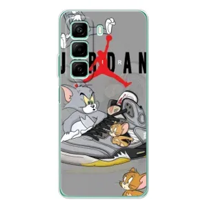 Силиконовый Чехол Nike Air Jordan на Инфиникс Хот 50 (Air Jordan)