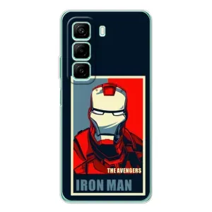 Чехол Супергерой Железный человек на Infinix Hot 50 (Art Iron man)