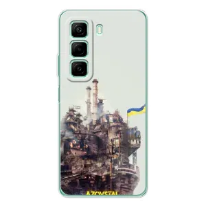 Чехлы на военную тематику для Infinix Hot 50 (Азовсталь)