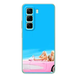 Силиконовый Чехол Барби Фильм на Infinix Hot 50 (Барби и Кен)