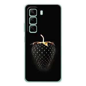 Чохол з зображенням смачної їжі для Infinix Hot 50 (Чорна полуниця)