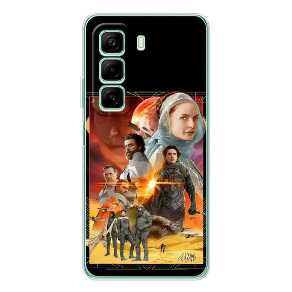Чехол с рисунком «Д Ю Н А» для Infinix Hot 50