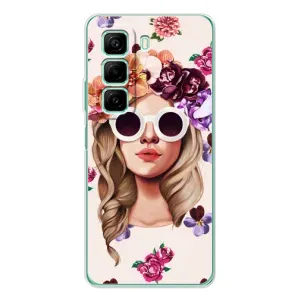 Чохол з картинкою Модні Дівчата Infinix Hot 50 (Дівчина в окулярах)