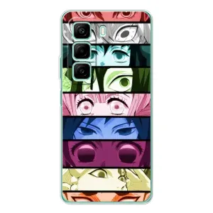 Силіконові чохлі з очіма Anime для Інфінікс Хот 50 (Очі Хашира)