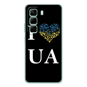Силиконовый Чехол на Infinix Hot 50 (Я-Украина) (I Love UA)