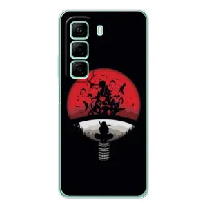 Чехлы с картинкой Итачи Учиха на Infinix Hot 50 (Итачи на черном)