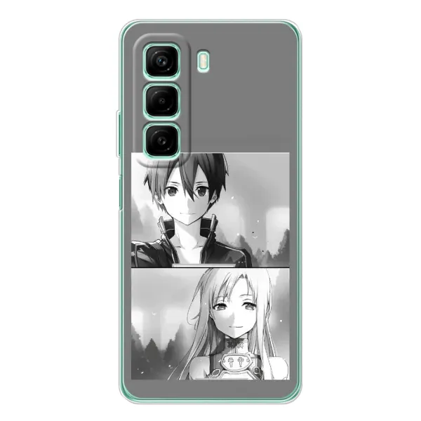 Чехол с рисунком «Кирито-Асуна» для Infinix Hot 50 Чехол с рисунком «Кирито-Асуна» для Infinix Hot 50