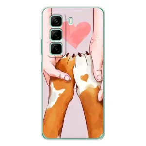 Чохол (ТПУ) Милі песики для Infinix Hot 50 (Любов до собак)
