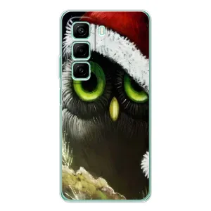 Чохли з принтом СОВИ для Infinix Hot 50 (Новорічна Сова)
