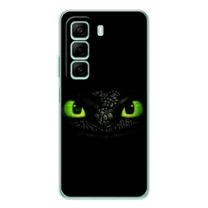 Чехол дракон Беззубик для Infinix Hot 50 (Глаза Беззубика)