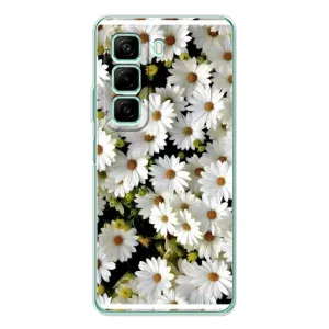 Чохол з ромашками на Infinix Hot 50 (Рамка в ромашках)