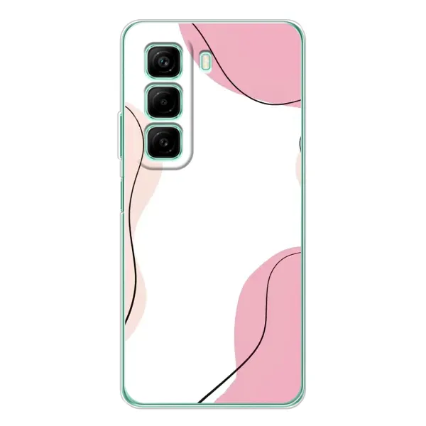 Чехол с рисунком «Розовый фон» для Infinix Hot 50