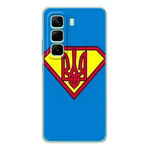 Чехол с картинкой (Патриотический ГЕРБ) на Infinix Hot 50 (Super - Герб)