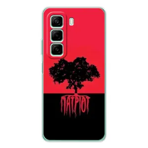 Чехлы УПА (Красно-Чёрный) на Infinix Hot 50 (УПА Патриот)