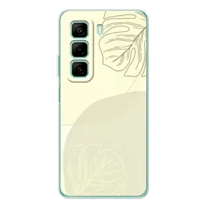 Чохол квітковий дизайн для Infinix Hot 50 (Зелений фон)