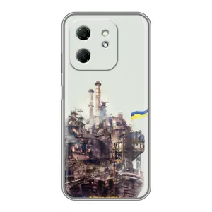 Чехлы на военную тематику для Infinix Hot 50i (Азовсталь)