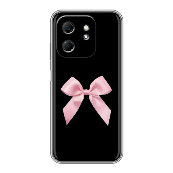 Чехол с рисунком «Бант на черном» для Infinix Hot 50i Чехол с рисунком «Бант на черном» для Infinix Hot 50i