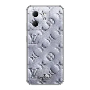 Текстурний Чохол Louis Vuitton для Хот 50і (Білий ЛВ)