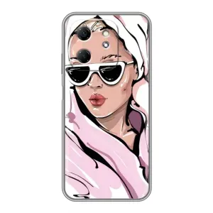 Чохол з картинкою Модні Дівчата Infinix Hot 50i (Дівчина в халаті)