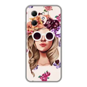 Чохол з картинкою Модні Дівчата Infinix Hot 50i (Дівчина в окулярах)