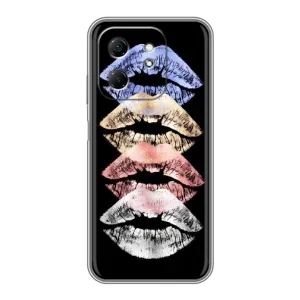 Чохол Стильні дівчата на Infinix Hot 50i (Губи)