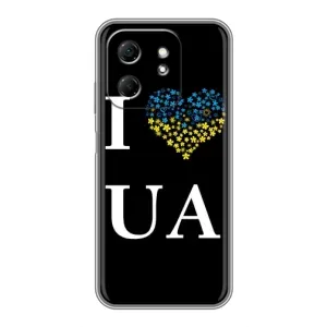 Силиконовый Чехол на Infinix Hot 50i (Я-Украина) (I Love UA)