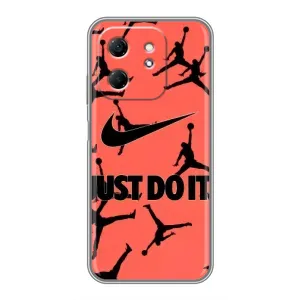 Силіконовый Чохол Nike Air Jordan на Хот 50і (Just Do It)