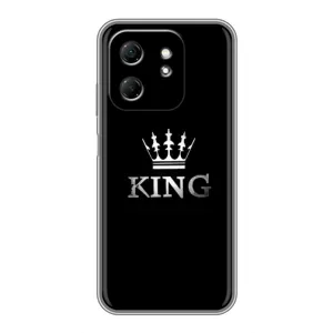 Чохол (Корона на чорному фоні) для Хот 50і (KING)