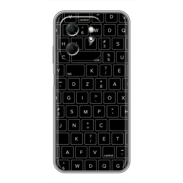 Чехол с рисунком «Клавиатура» для Infinix Hot 50i