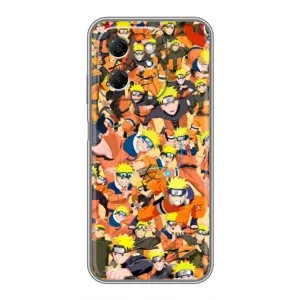 Чохли з принтом НАРУТО на Infinix Hot 50i (Коллаж Наруто)