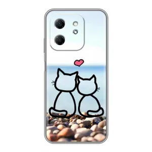 Силіконові Чохли Коханій людині для Infinix Hot 50i (Котейки)