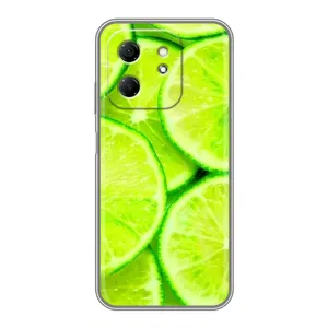 Чохол з зображенням смачної їжі для Infinix Hot 50i (Лайм)