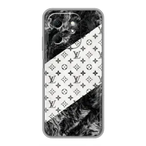 Чохол Стиль Louis Vuitton на Infinix Hot 50i (LV на білому)