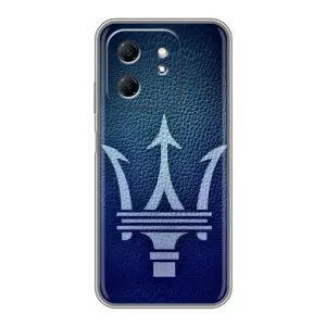 Чехлы с тематикой "Крутые машины" на Infinix Hot 50i (Лого Maserati)