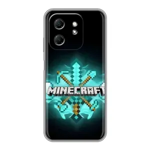 Чехол майнкрафт для Infinix Hot 50i (MineCraft 2)