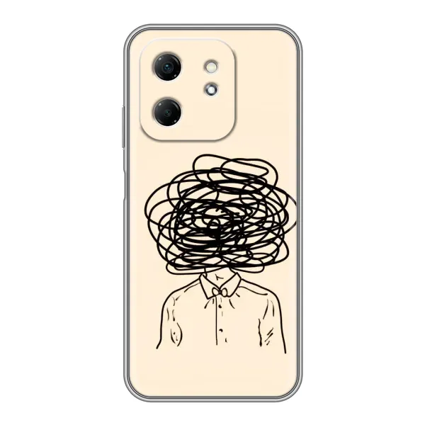 Чехол с рисунком «Мысли» для Infinix Hot 50i Чехол с рисунком «Мысли» для Infinix Hot 50i