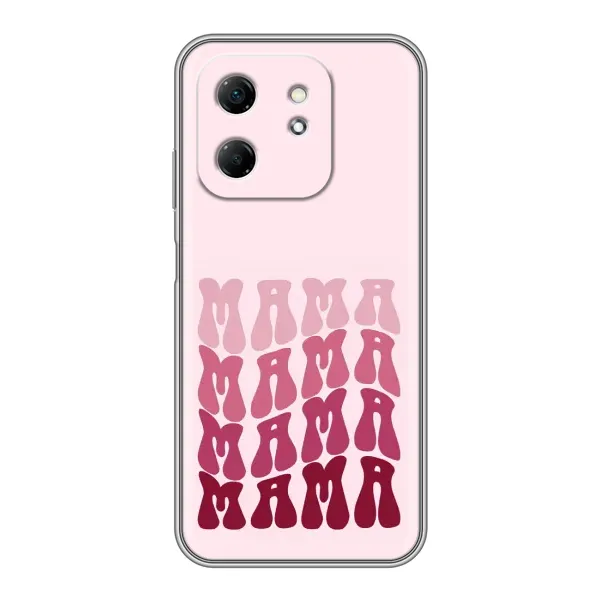 Чехол с рисунком «Надпись мама» для Infinix Hot 50i Чехол с рисунком «Надпись мама» для Infinix Hot 50i