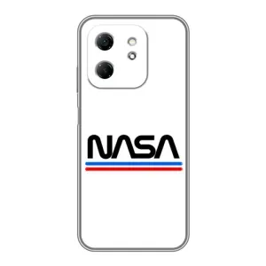 Силіконовый бампер з принтом "Наса" на Infinix Hot 50i