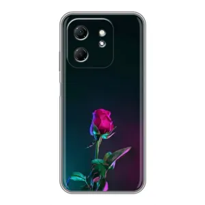 Чехлы с принтом Розочки для Infinix Hot 50i (Ночная роза)