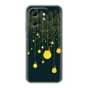 Силіконові Чохли Коханій людині для Infinix Hot 50i (Нічне місто)