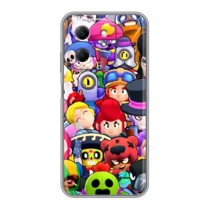 Силіконовый Чохол на Infinix Hot 50i з картинкою Brawl Stars