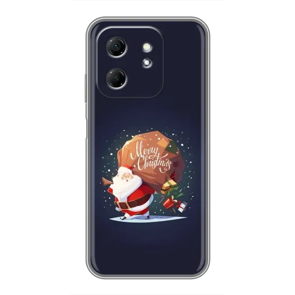 Чехол с рисунком «Подарки от Санты» для Infinix Hot 50i