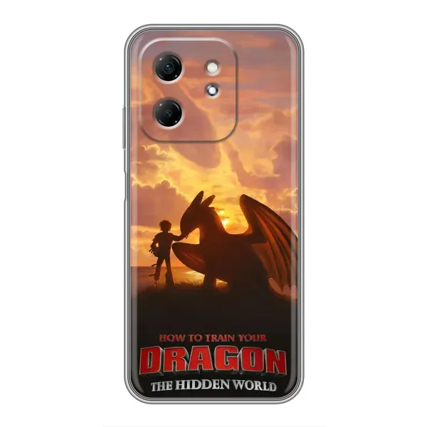 Чехол с рисунком «Постер Беззубика» для Infinix Hot 50i Чехол с рисунком «Постер Беззубика» для Infinix Hot 50i