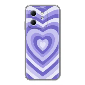 Чохли з тематикою "Маленькі Сердчеки" на Infinix Hot 50i (Серце фіолет)