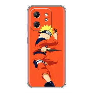 Чохли з принтом НАРУТО на Infinix Hot 50i (Силует Наруто)