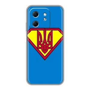 Чехол с картинкой (Патриотический ГЕРБ) на Infinix Hot 50i (Super - Герб)