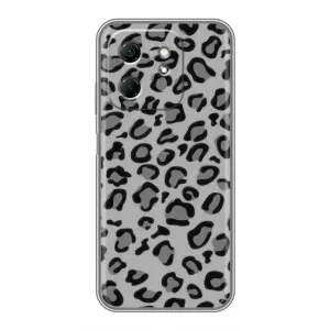 Чохол з леопардовим принтом на Infinix Hot 50i (Темний леопард)