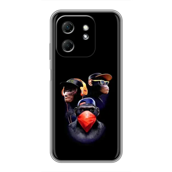 Чехол с рисунком «Три обезьяны» для Infinix Hot 50i Чехол с рисунком «Три обезьяны» для Infinix Hot 50i